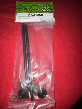 Axial Ax31260 Rear Axle 10x169mm 17mm Hub Axial-ax31260