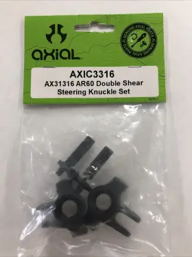 Ax31316 Axial Ar60 Double Shear Steering Knuckle Set Black