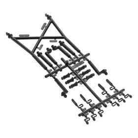 Axic3191 Axial Body Posts Scx10 Ii 10.5 Inches Black