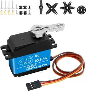 Aywhp 705353588426 45kg High Torque Servo Motor Metal Gear Digital For Rc Robotic/car/boat 1 Pcs