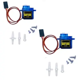 Zy-024 Azuocn 2pcs Sg90 Servo Motor Micro 9g For Rc Robot Arm Helicopter