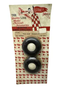 Sp200-4 Banner Vintage Nos Ez-on Wheels 2 Inch For Rc Model Cl Airplane New