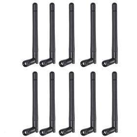 Bingfu Bfn00964 Dual Band Wifi 2.4ghz 5ghz 5.8ghz 3dbi Rp-sma Male Antenna 10-pack