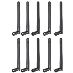Bfn00964 Bingfu Dual Band Wifi 2.4ghz 5ghz 5.8ghz 3dbi Rp-sma Male Antenna 10-pack