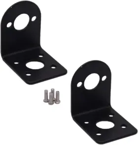 Lsy-2023-004 Brand Linsyrc 2-pack Rc Motor Base Metal L-shape Mounting Holder Fixed For 380 Motors Lsy-2023-004 Brand Linsyrc 2-pack Rc Motor Base Metal L-shape Mounting Holder Fixed For 380 Motors