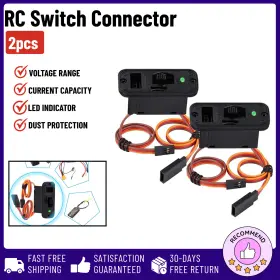 Nr-us-203 Branded Rc Switch 2pcs Jr Heavy Duty Connector Style On Off Acce
