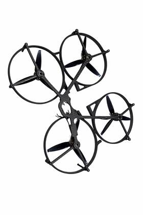 Brinc L2-af Lemur 2 Oem Carbon Fiber Airframe With Motors Props And Prop Guards