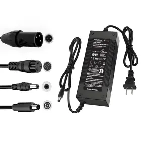 Jy-546200 Brokeir Ul Certified 54.6v 2a Fast Electric Bike Charger For 48v Ebike Battery Black