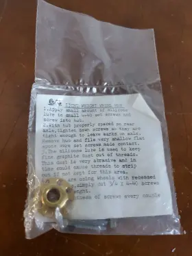 2351 Brp Vintage Nos Rc Buds 1 12 Aluminum Rear Hub Gold 351 / 2351 Brp Vintage Nos Rc Buds 1 12 Aluminum Rear Hub Gold 351 /
