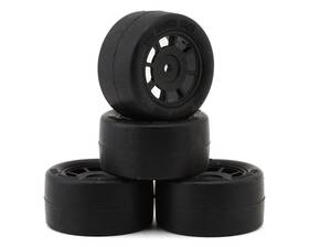 Bsr Racing Bxrrr2832 1/12 Race Radial Pre-mounted Rubber Belted Carpet Tires 4