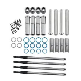 Bs-105-60aabs-105-060ca Bst Bssp Complete Adjustable Pushrods And Cover Kit Chrome Push Rod Kits Set Replacement