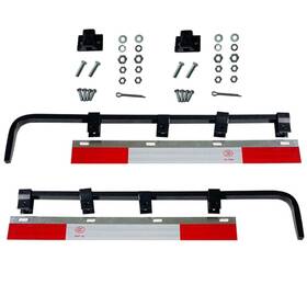 Bst Bssp Bs-902-022 Pair Straight Mud Flap Hangers Kit 30 Inch Use 24 Wide Semi Truck Mudfl