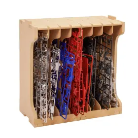 Gk1-10 Bucasso Parts Shelf For Gundam Diy Model Making Accessories Mdf Material Wooden Ru