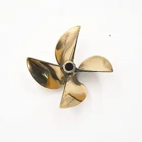 Eb-364 Budurerbest 4 Leaves Dia 67mm P1.7 Rc Boat Aluminum Alloy Propeller With 1/4 Inch Shaft