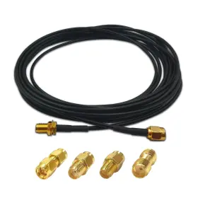 Fr-rg174-fm-3m Bydpete 9.8ft Sma Male To Female Rg174 Rf Coaxial Cable 4pcs 9.8ft/3m