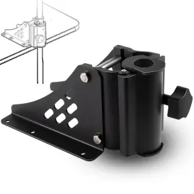 As-2323 Bzumperyz Universal Pontoon Trolling Motor Mount Fit For Shaft With 1.15 Inch - 1.25 In Di