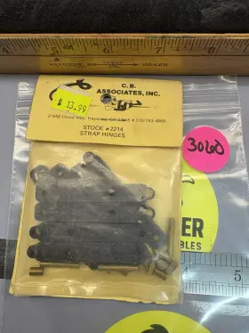 2214 C.b. Associates Strap Hinges For R/c Airplanes
