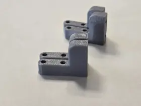 Fpsb90 Cadprintpaint 90 Degree Mounting Brackets For Standard Size Rc Servos 2 Sets