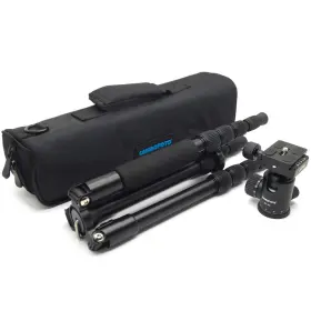 Fas2 Cambofoto 649275667572 55 Inch Dslr Large Tripod And Ball Head System All Metal Construction