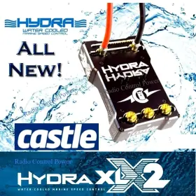 010-0173-00 Castle Creations Rcp-rtr Hydra 8s Boat Marine Esc 20 Amp Bec