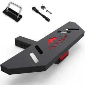 Clb-hsr007 Clamber Hitch Step With 2 Inch Receiver Rear Bumper Guard For Pickup Trucks T