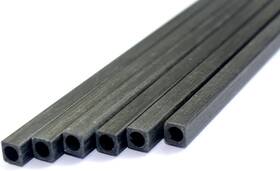 Cncarbonfiber 735279176407 6 Pcs 4mm Square Carbon Fiber Tubes 4x4x3x420mm Inner Round Od