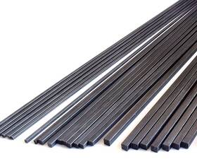 Cncarbonfiber 735279176902 8 Pcs 1.4mm Carbon Fiber Square Rods 1.4x1.4x300mm Solid Inside Tube Diy