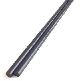 Carbonrod-2p-10 Cncarbonfiber 420 2pcs 10mm Carbon Fiber Rods 10x420mm Solid Tube Pultrusion
