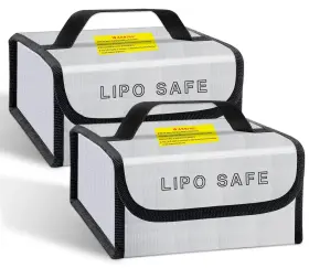 302020 Cndhdok 2pcs 185 120 80mm Lipo Safe Bag For Battery Pack Storage Charging Tr