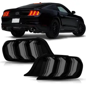 Kq25051301 Corkiauto Smoke Lens Led Tail Lights Assembly Compatible With 2015-2023 Ford Mustang Ta Kq25051301 Corkiauto Smoke Lens Led Tail Lights Assembly Compatible With 2015-2023 Ford Mustang Ta