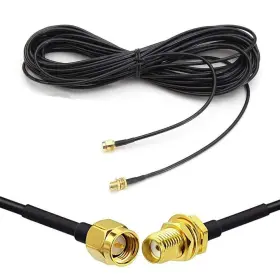 Coronir 791555367815 33ft Wifi Antenna Extension Cable Sma Male To 33ft-1pack Black
