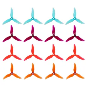 W14352z448ffds Crazepony 16pcs Dalprop T5045c 5045 5043 Tri-blade Propellers Cw Ccw 5 Inch Drone
