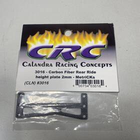 Crc Cln3016 Metricks Carbon Fiber Rear Ride Height Plate 2.0mm
