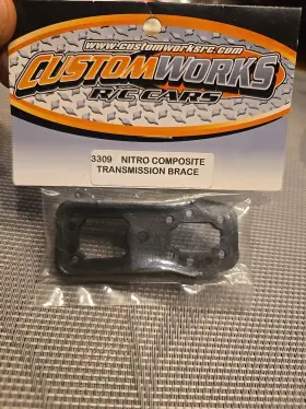 3309 Custom Works Nitro Gas Composite Transmission Brace New Dirt Oval Enforcer