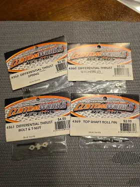 4362 Custom Works 4369 Thrust Spring Bolt Washer Top Shaft Roll Pin 4360 4361 4362 Custom Works 4369 Thrust Spring Bolt Washer Top Shaft Roll Pin 4360 4361