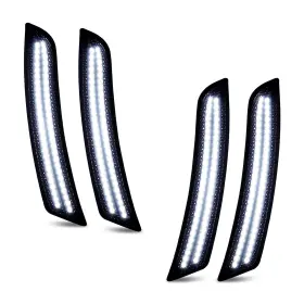 Pl-cc001 D-lumina Led Side Marker Lights Smoked Lens Compatible With Chevy Camaro 2016