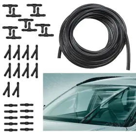 Allrg606bl-30ps Dawfall Car Windshield Washer Hose Kit Includes 13ft Rubber With 30 Pcs