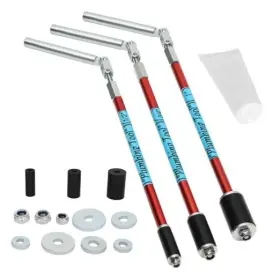 2062 Dgavxa Plumbing Plug Tool Kit 3 Tools For 1/2 Inch 3/4 And 1 Sized Pipes Blue
