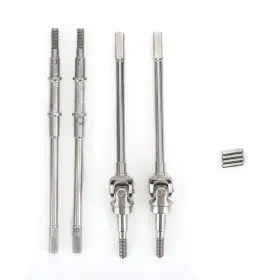 Dilweox4nhg92gb Dilwe Rc Drive Shaft Stainless Steel Front Rear Axle Compa
