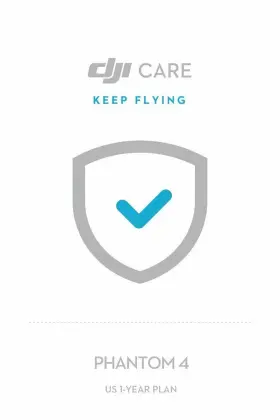 Cp.qt.000171 Dji Phantom 4 Care - 1 Year Version White/blue