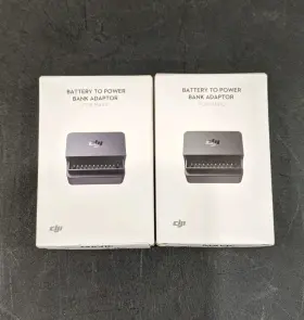 Dji-mav-p02 Dji Innovations Lot Of 2 Mavic Part #2 Battery To Power Bank Adaptors