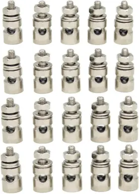 330201 Dnhobby 25-pack Hobbypark Adjustable D2.1mm Pushrod Connector Linkage Stoppers Rc Model