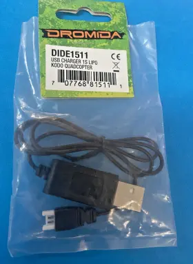 Dromida 707768815111 Dromida/ Dide1511 Usb Charger 1s Lipo Kodo Quadcopter Brand New Free Us Ship