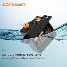 Ds-s007m Ds Power Metal Gear Waterproof Servo Upgrade For Traxxas 1/16 Summit Powerhobby 83mg