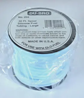 Du-bro 011859002046 Large Silicone Fuel Tubing 30 Foot Spool Cat. # 204 Du-bro 011859002046 Large Silicone Fuel Tubing 30 Foot Spool Cat. # 204