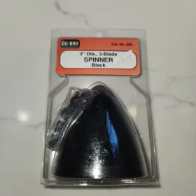 Du-bro 011859002978 3 Inch 76.2 Mm Diameter Black Spinner 2-blade Cat. # 297 Du-bro 011859002978 3 Inch 76.2 Mm Diameter Black Spinner 2-blade Cat. # 297