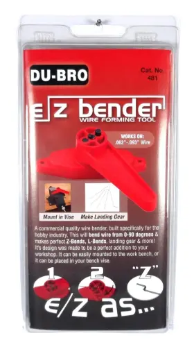 Du-bro 011859004811 E/z Bender Wire Forming Tool For .062 Inch To .093 Cat. # 481 Du-bro 011859004811 E/z Bender Wire Forming Tool For .062 Inch To .093 Cat. # 481