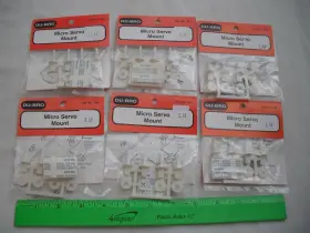 Du-bro 011859009243 Lot Of 6 924 Micro Servo Mount Rc R/c Plane Airplane Boat Car Du-bro 011859009243 Lot Of 6 924 Micro Servo Mount Rc R/c Plane Airplane Boat Car