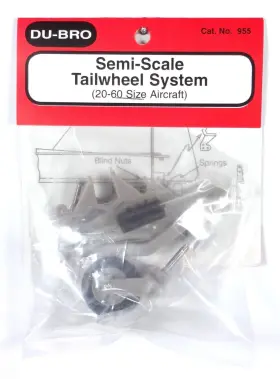 Du-bro 011859009557 Semi-scale Tailwheel Sysyem For 20-60 Size Aircraft Cat. # 955
