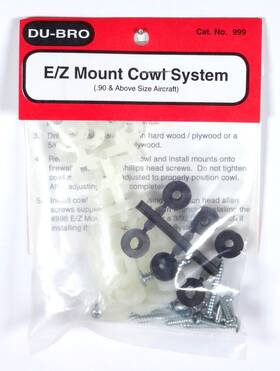 Du-bro 011859009991 Du-bro E/z Mount Cowl System .90 And Above Package Of 6 Cat. # 999
